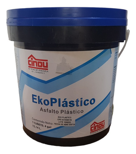 Ekoplastico O Asfalto Plastico Cuñete Marca Cindu