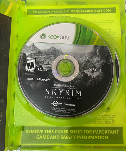 The Elder Scrolls V: Skyrim Legendary Edition Xbox 360
