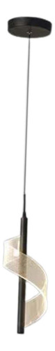 Luces Colgantes Led Candelabro Comedor 3 Colores Negro Claro