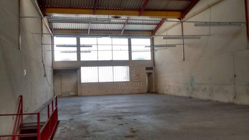 Galpão Para Alugar, 746 M² Por R$ 12.000/mês - Cerâmica - São Caetano Do Sul/sp - Ga0722