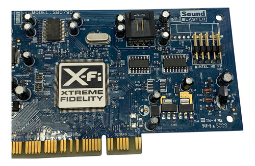Placa Som Pci X-fi Xtreme Sound Blaster Creative Sb0790 (Usado)