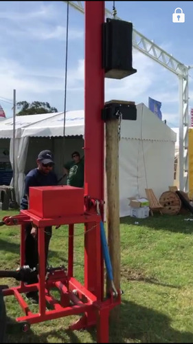 Clavadora De Postes - Hincadora- Clava Palos - Mecánica
