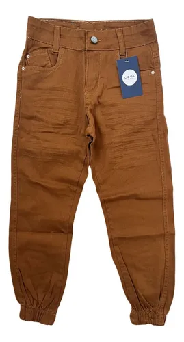 Calça sales marrom infantil