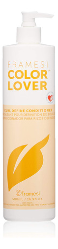 Framesi Color Lover Curl Define Acondicionador, 16.9 Fl Oz, 