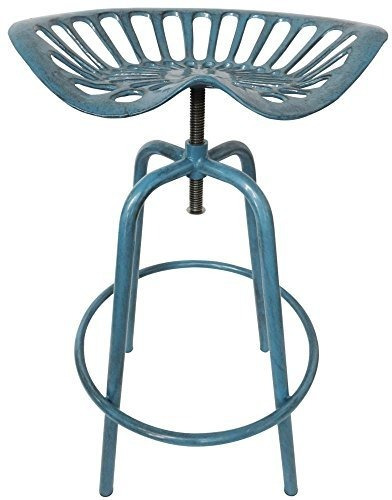 Esschert Design Ih034 - Silla De Tractor, Color Azul