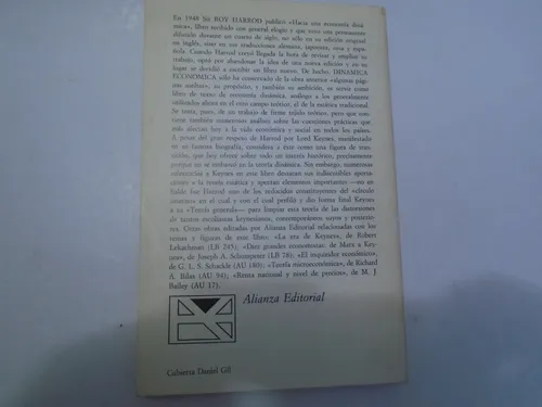Dinámica Económica - Roy Harrod (Usado)