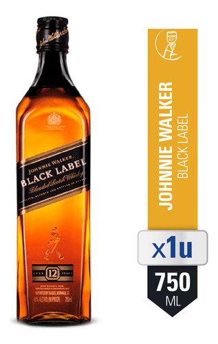 Whisky Johnny Walker Black Label 750 Ml