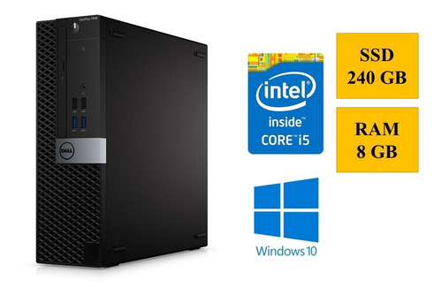 Imagem 1 de 4 de Desk Dell Optiplex 7040 Ci5 Ssd 240 8gb Vga Hdmi