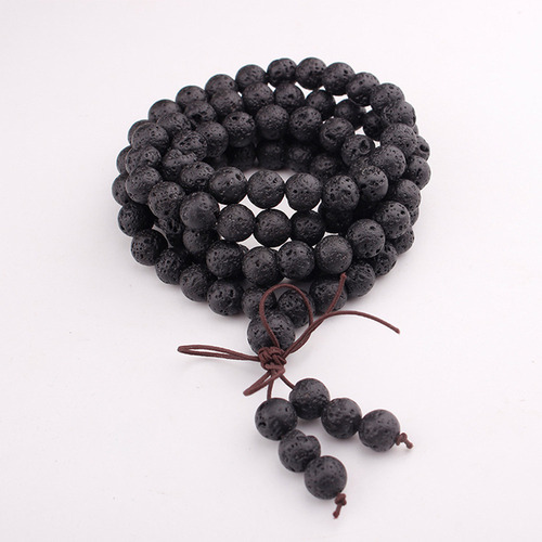 Y1b Collar Con Forma De Rosario Budista Con 108 Cuentas