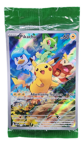 Pikachu Carta Pokemon Tcg Promo Ingles 