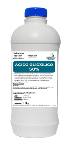 A. Glioxilico 50 Activo Alaciante 1kg Env o gratis