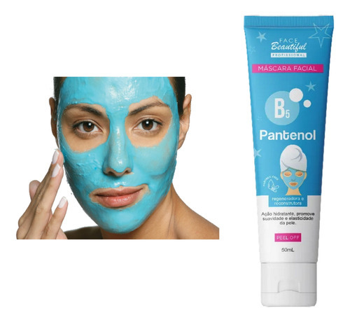 Mascara Facial B5 Pantenol Face Beautiful Regeneração 50ml
