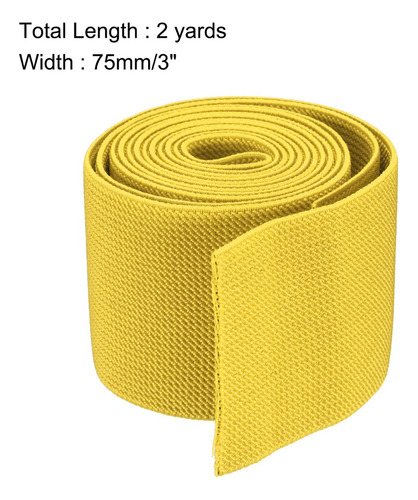 Bandas Elásticas Para Coser 2 Yardas Longitud, 1pzs Amarilla
