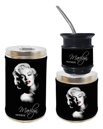 Set Matero 3 Piezas Amny Marilyn Monroe 2 Excelente Calidad