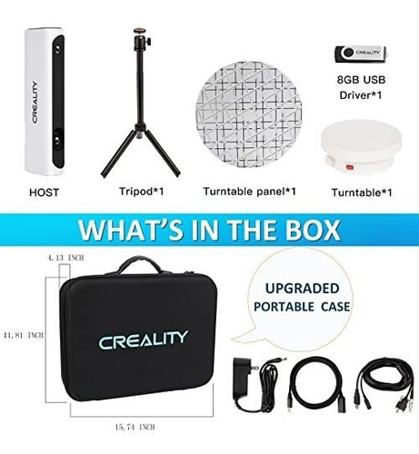 Kit Escaner 3d Creality Cr Scan 01 Tocadisco Tripode