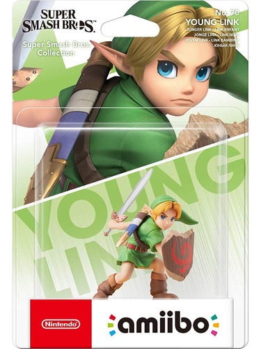 Amiibo The Legend Of Zelda Switch - Link Niño Super Smash