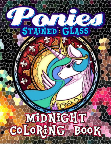 Libro: Midnight P?n?és Stained Glass Coloring Book: Cute Car