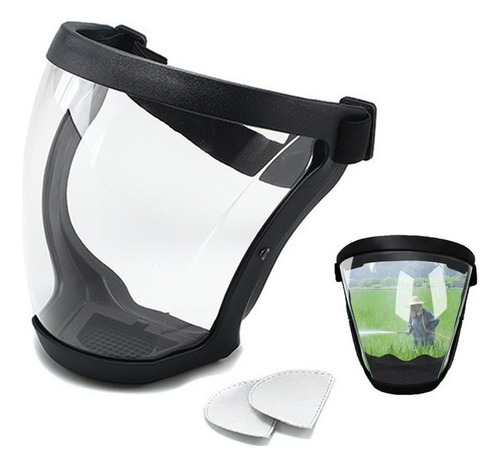 . Mascarilla Facial Transparente De Protección Total A