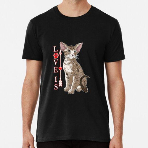 Remera El Amor Es Oriental Gato Lindo Gato Pata Algodon Prem