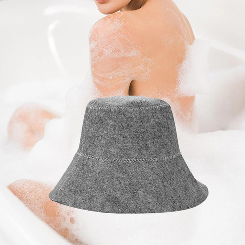 Gorro De Fieltro Para Sauna Gorro De Baño Gorro De Gris