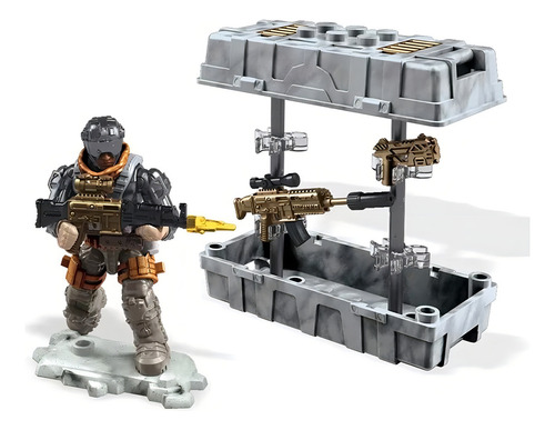 Mega Construx, Call Of Duty, Caja De Armas De Asalto Cantidad De Piezas 43