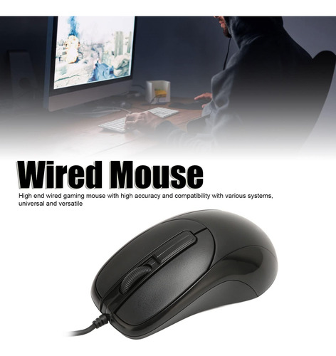 Mouse Óptico Con Cableado De La Computadora Heyzoki Ps2, Rat