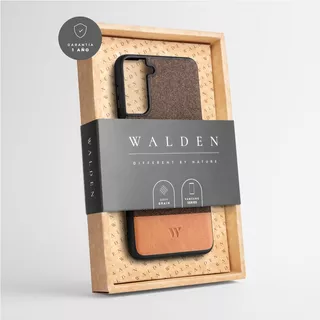 Funda Walden® Mekas Tejido Gros + Cuero Galaxy S10 Plus Samsung Original