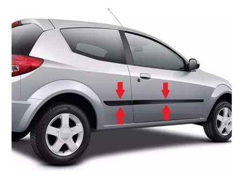 Ford Ka 2012/2014 Baguetas Laterales Molduras Con Leyenda Ka