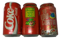 Comprar 3 Latas Coca Cola Rock In Rio Y Word Cup Vacia Brasil Latas Coke Brasil