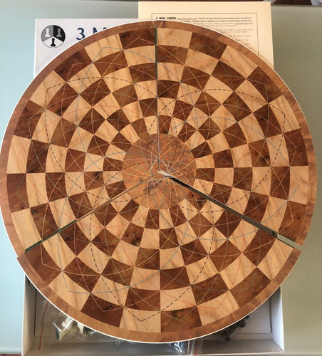 Juego De Ajedrez 3 Man Chess In The Round
