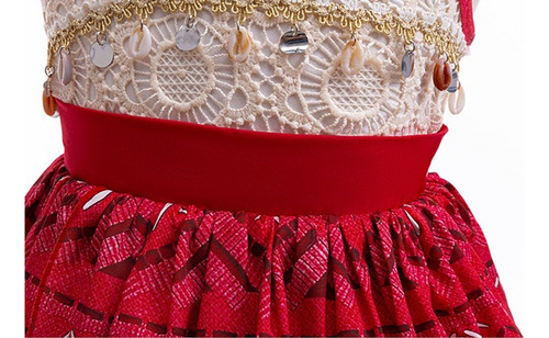 Niña Moana 2 Disfraz De Cosplay Vestido De Fiesta De Carnaval De Pascua Niños Estilo De Vacaciones De Verano Ropa De Cumpleaños Vestido De Princesa