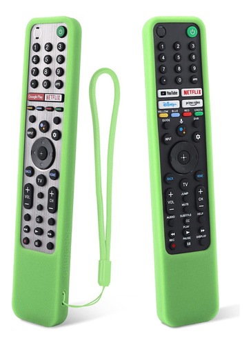 Funda Luminosa Verde Control Remoto De Tv Sony, Control...