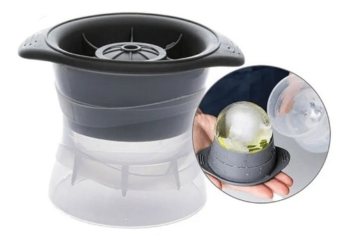 Imagem 9 de 9 de Forma De Gelo Esfera Bola Silicone Grande Redonda Bar Whisky