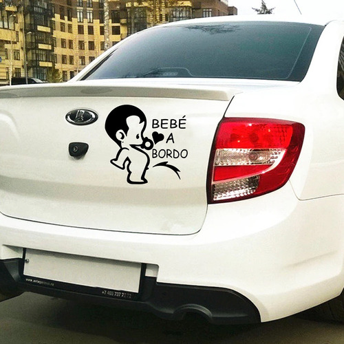 Sticker Adhesivo Bebé A Bordo Niño