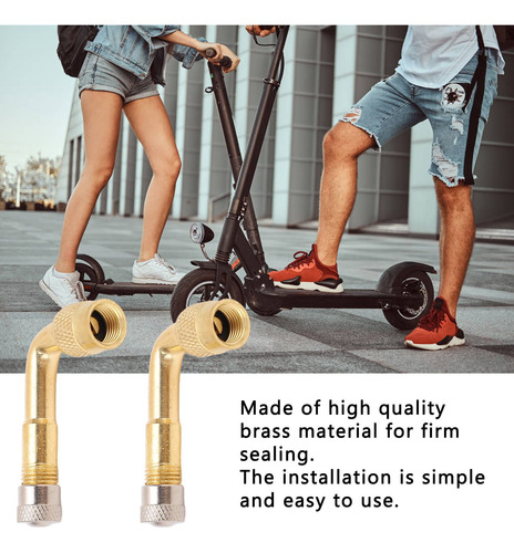 Adaptador De Válvula De Válvula Curva De 90 Grados De Extens