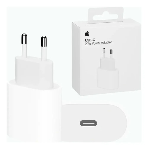 Carregador Fonte Apple Turbo 20W USB-C Original - Distribuidor Autorizado