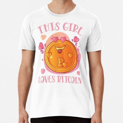 Remera This Girl Loves Bitcoin Cryptocurrency Mining Bitcoin