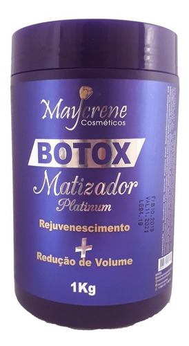 Botox Matizador Loiro Argan 1kg Naturiun