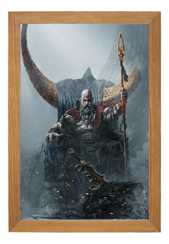 Pintura De Diamantes Kratos El Dios De La Guerra Ragnarok 40