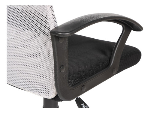 Imagen 4 de 5 de Silla De Oficina Escritorio Ergonomica Akivoy Color Gris