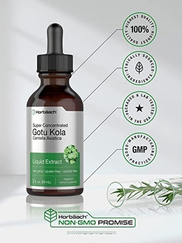 Horbaach - Extracto De Gotu Kola (59ml)