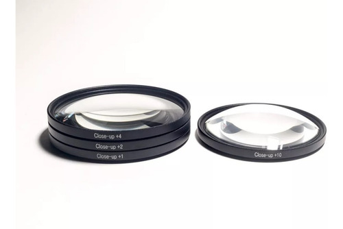 Kit Lentes Filtro Close Up 62mm Macro Canon Nikon Sony