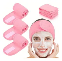 Comprar Set 3 Banda De Cabeza Facial Maquillaje Spa Cutis Maquillaje
