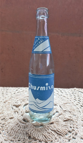 Botella Chusmiza Agua Mineral 1980s Chilena Original Iquique