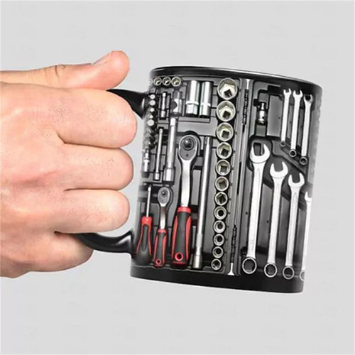 Caja De Herramientas Mecánicas, Taza De Café Grande