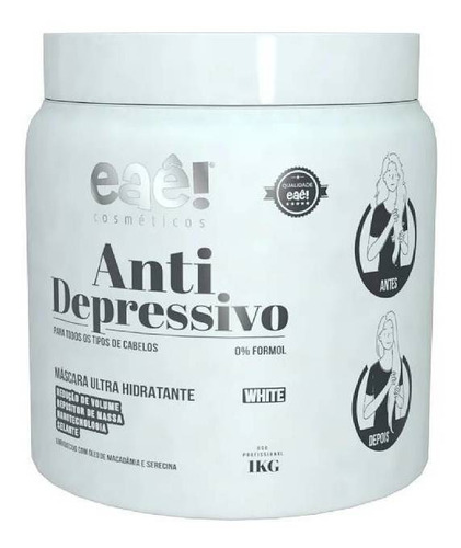 Eae Anti Depressivo Top 1kg Máscara Capilar Botxxx