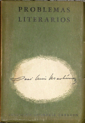 Problemas Literarios Jose Luis Martinez 1955