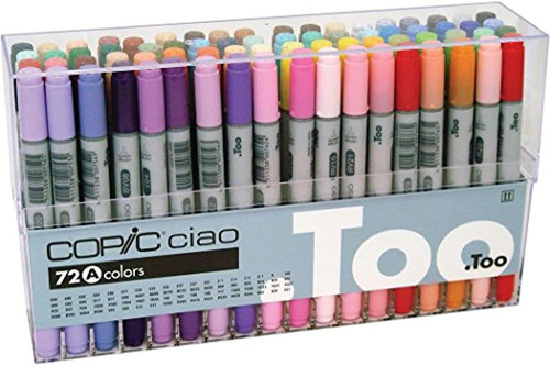 Juego De Rotuladores De Copic Marker, 72 Colores