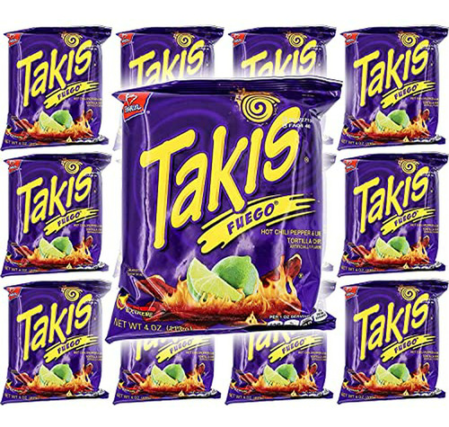 Takis Chile Limón 4oz (paquete De 12)