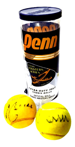 Pelotas De Tenis Autografiadas Tenista Chileno Nico Massu.